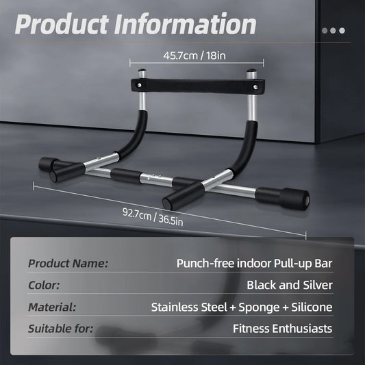 ProLift™ PowerBar – Multifunctionele Pull-Up Bar voor Thuis